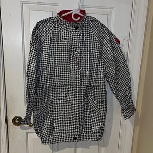 Wippette Red and Black Houndstooth Jacket women’s size small
